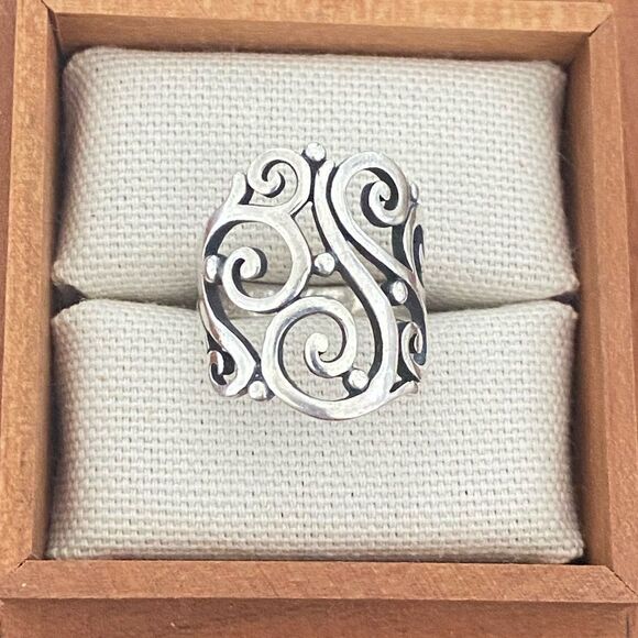 James Avery Retired Open Sorrento Ring - Picture 1 of 2
